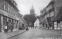 AK - Münsterstraße mit Blick zum Unteren  Markt und Christuskirche  